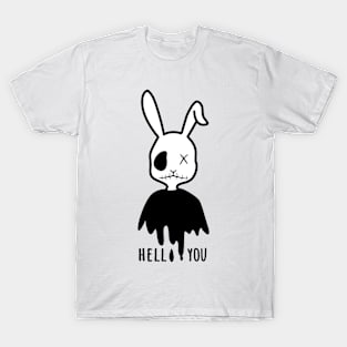 Creepy Bunny Hell(o) You T-Shirt